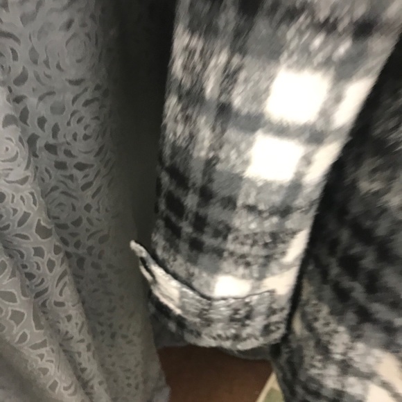 Magnificent black and white plaid coat - Picture 7 of 8